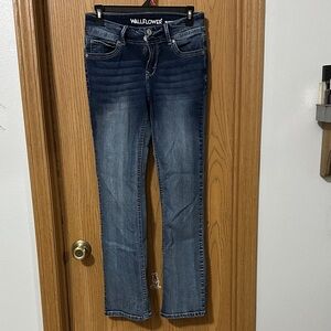 Wallflower Women's Dark Blue Straight Leg Jeans